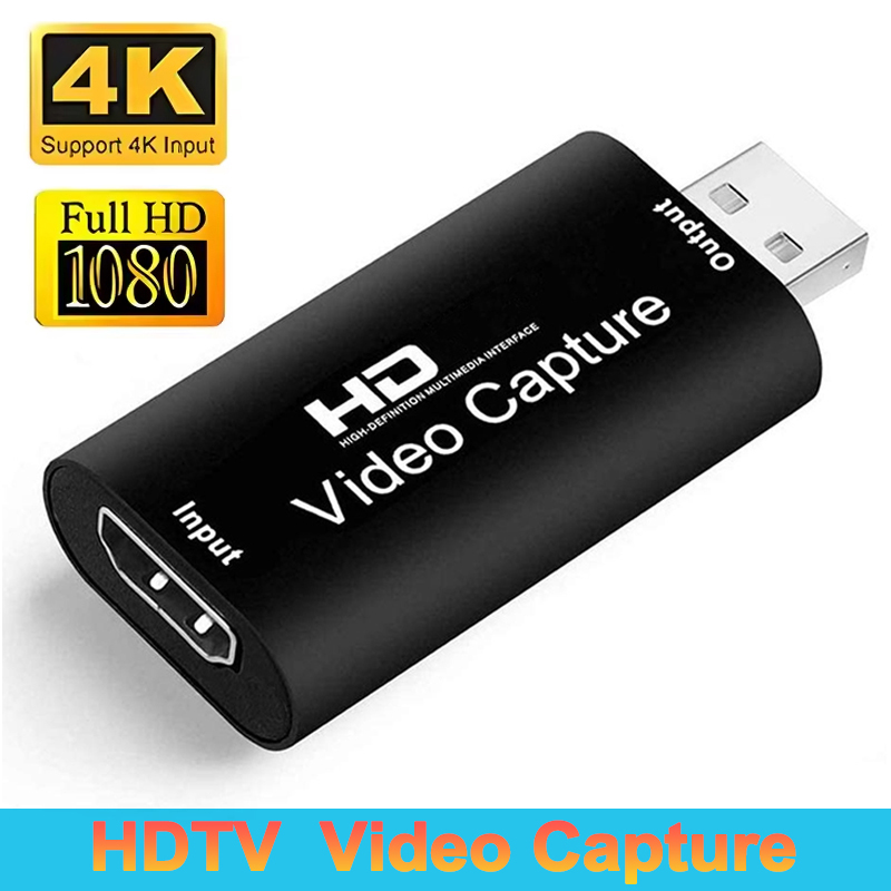 Webcam Hd 1080P - Carte d'acquisition vidéo USB 2.0 HD