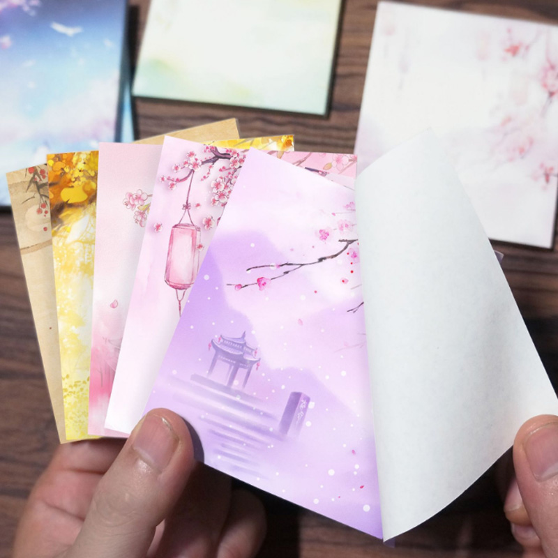 Sticky Note Dispenser - 1 pièces dessin animé Portable rétro