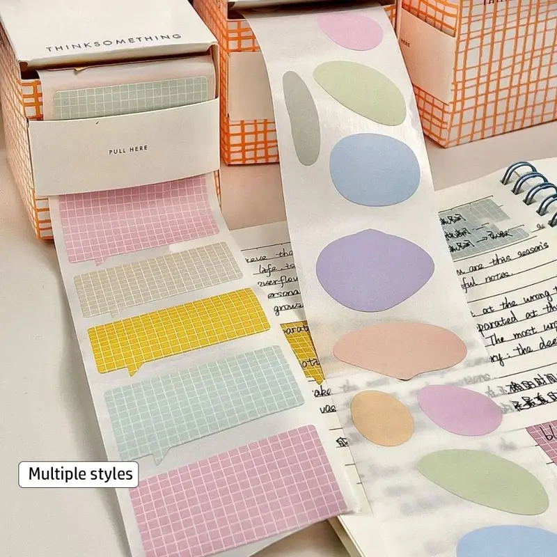 Sticky Note Dispenser - Lot de 100 blocs-notes adhésifs créatifs,