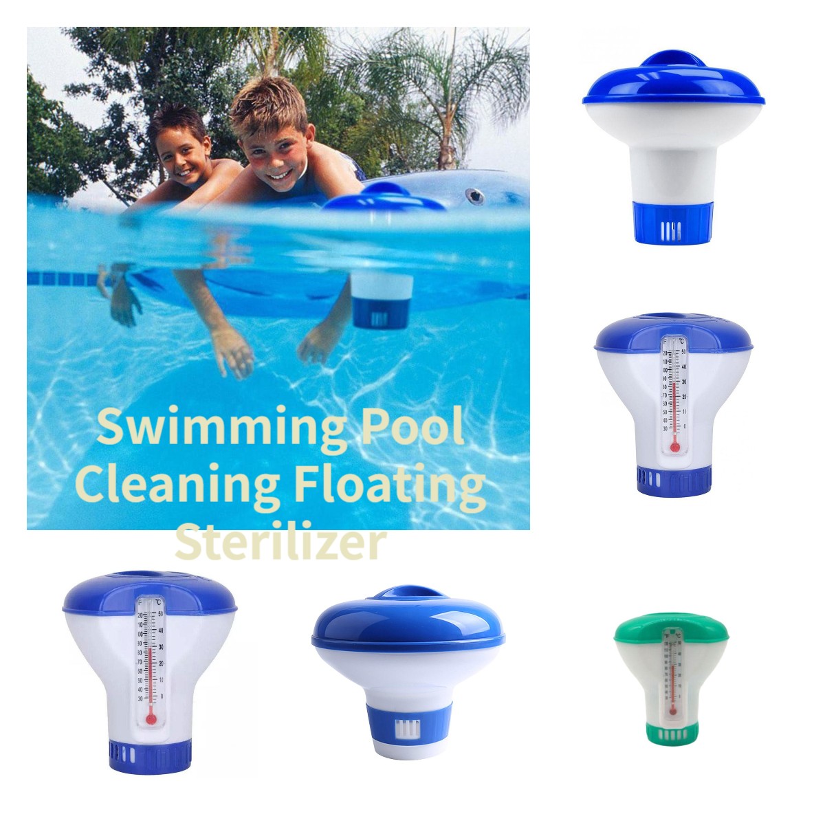 Sticky Note Dispenser - Distributeur d'onglets flottants pour piscine, combo