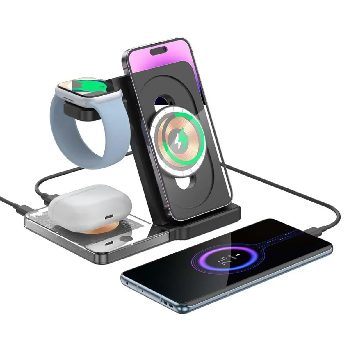 Home Office Pro - Support de chargeur sans fil compatible