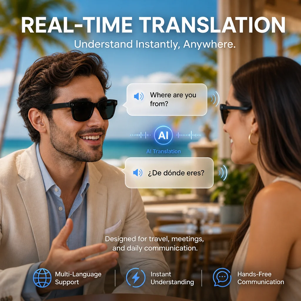 Nouvelles lunettes caméra IA 2 - Webcam Hd 1080P avis et prix