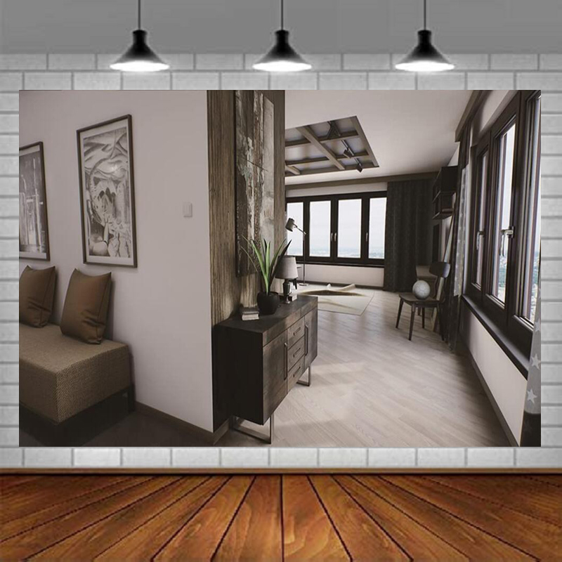 Toile de fond de photographie  - Home Office Zoom Background Free avis et prix