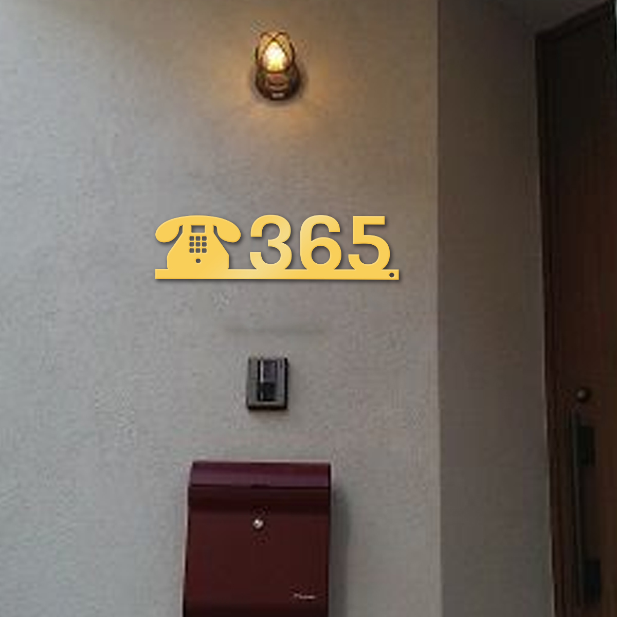 1 pièce Plaque de numéro d'adr - Home Office Phone Number avis et prix