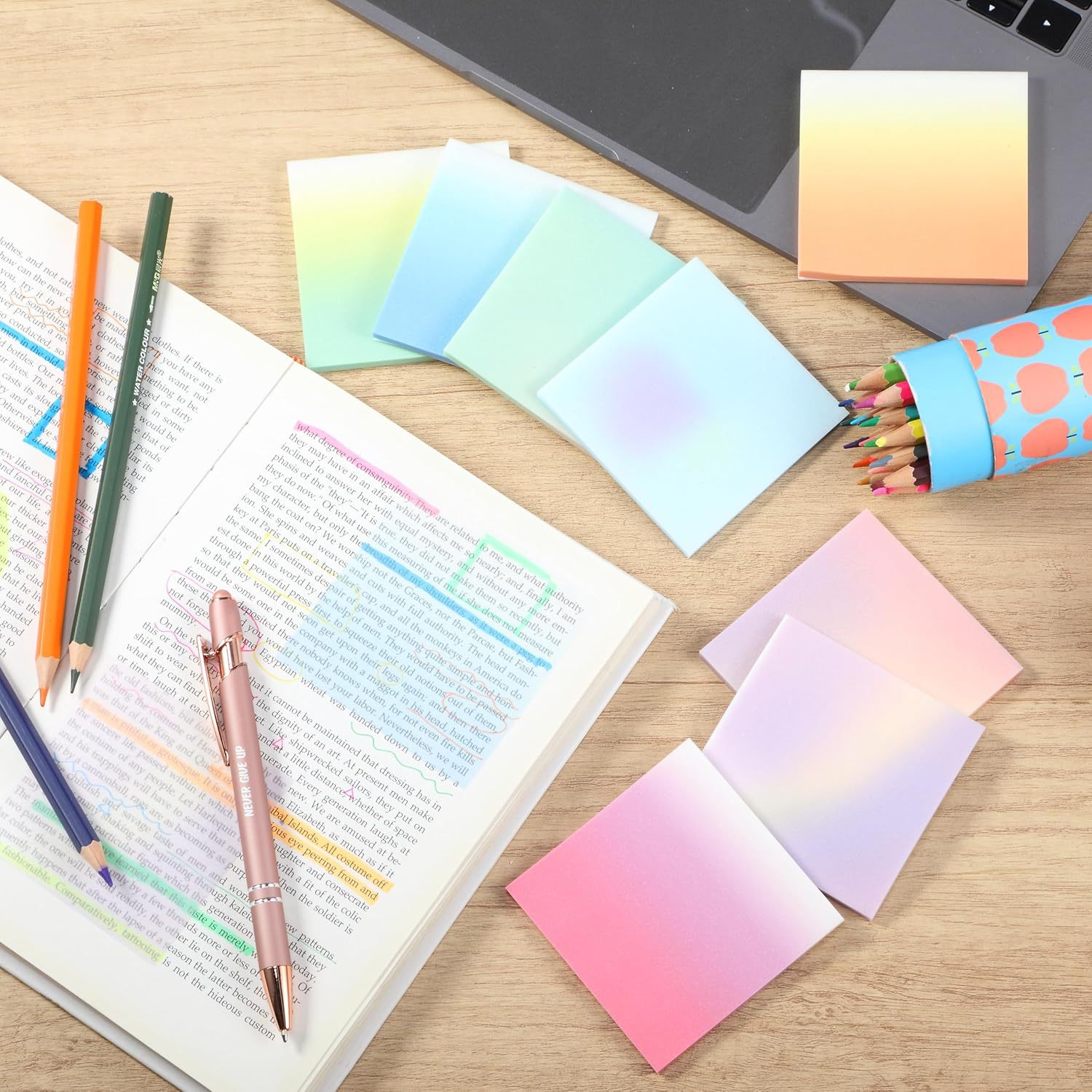 8 paquets de blocs-notes autoc - Sticky Note Dispenser avis et prix