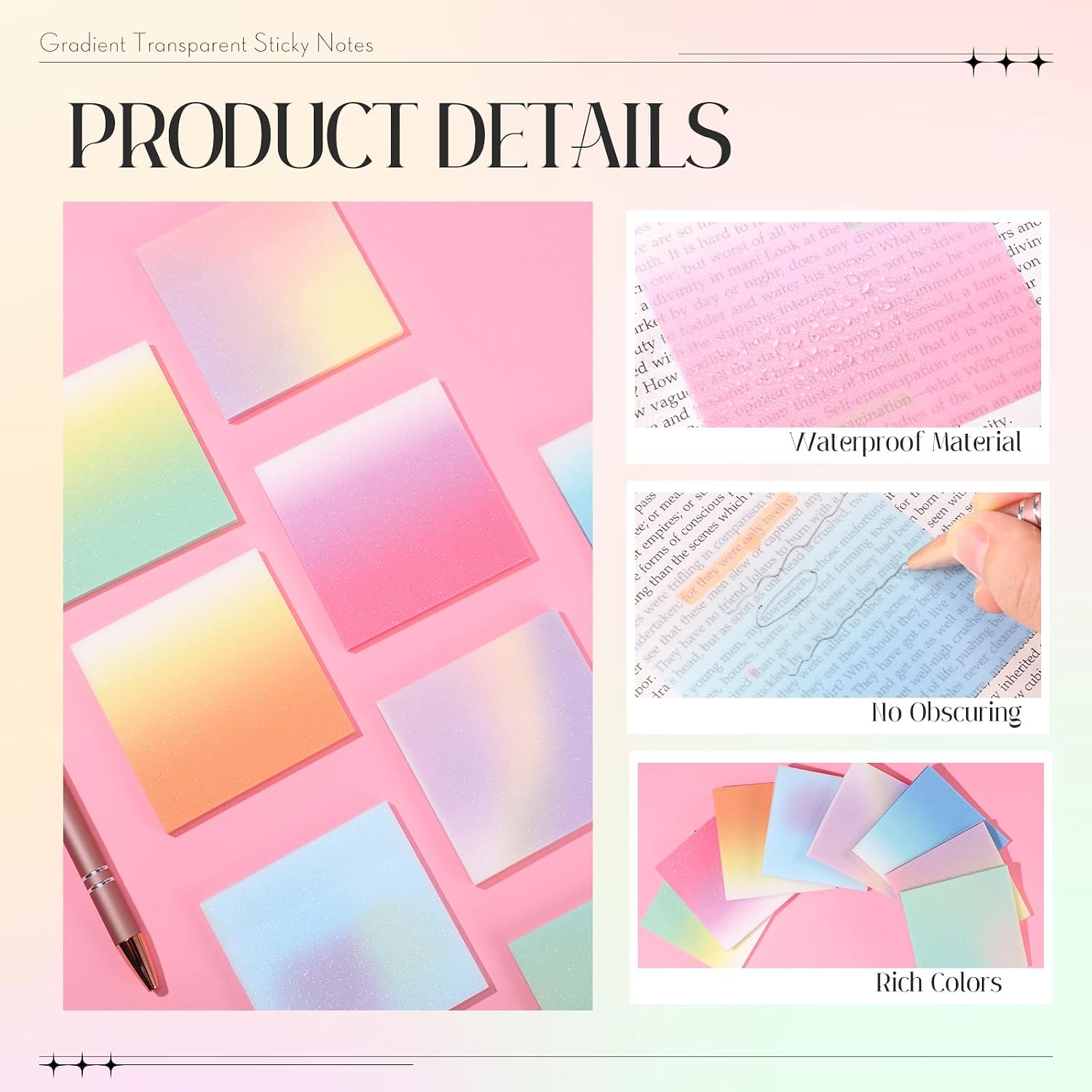 Bloc-notes autocollant en PET  - Sticky Note Dispenser avis et prix